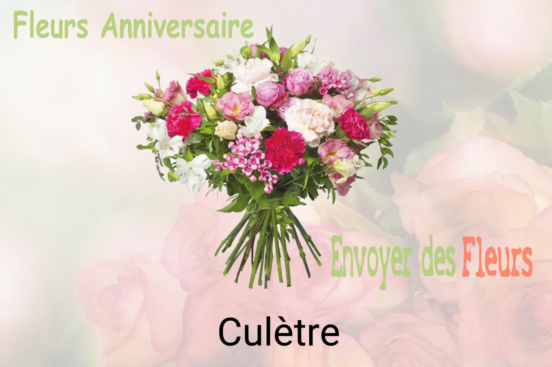 Bouquet de fleurs d’anniversaire livré à Culètre