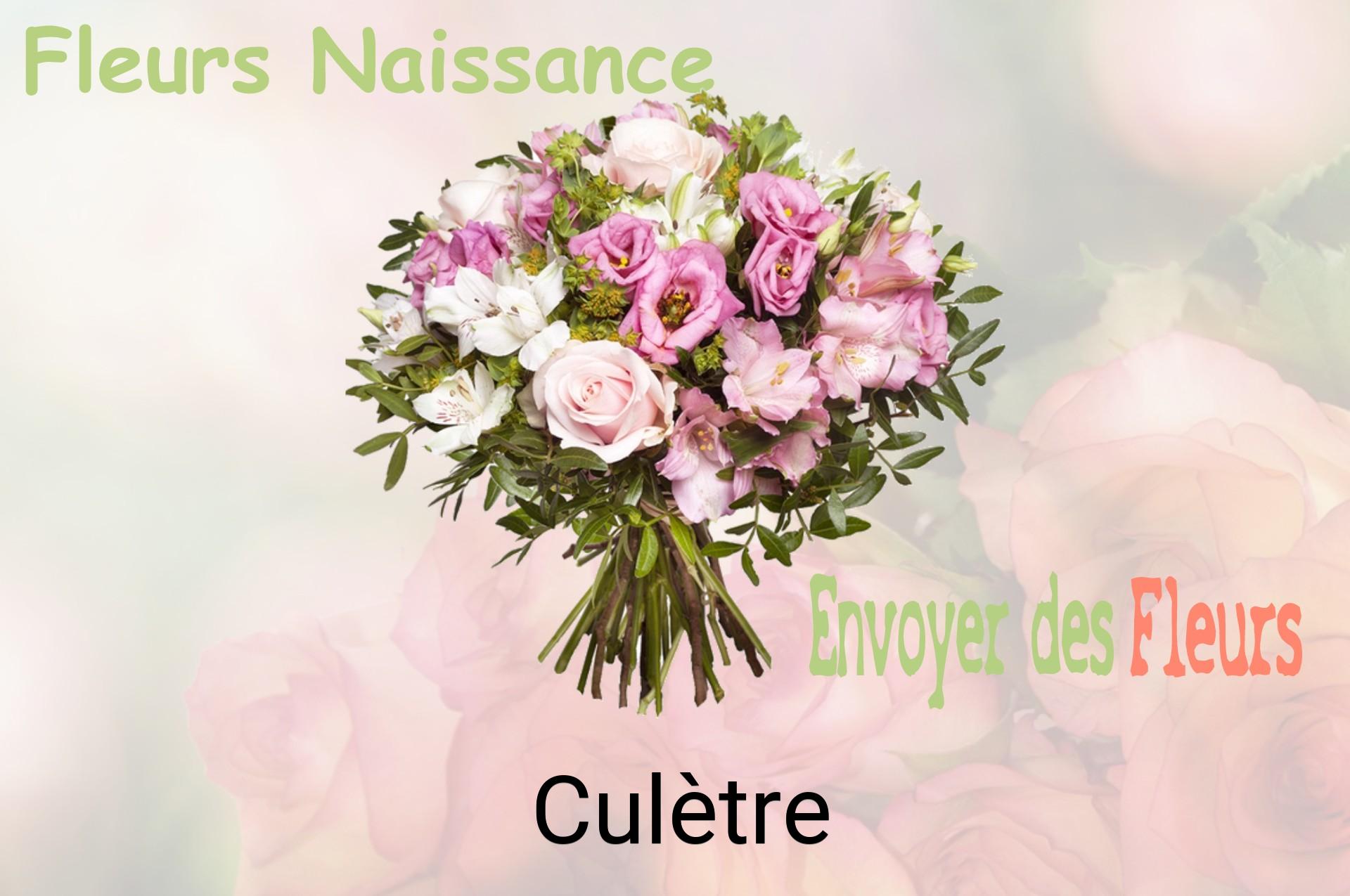 Bouquet de fleurs de naissance livré à Culètre